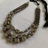 Tribal Embossed Beads Necklace