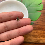 Tiny Moon Stone Nose Pin