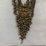 Ganesha Ethnic Long Necklace Dual Tone