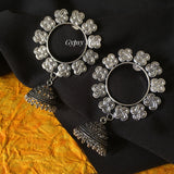 Silver Marigold Earrings