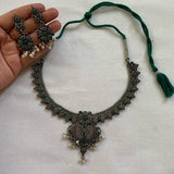 Green with Pearl Beads Set