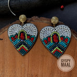 Trippy Heart Earrings