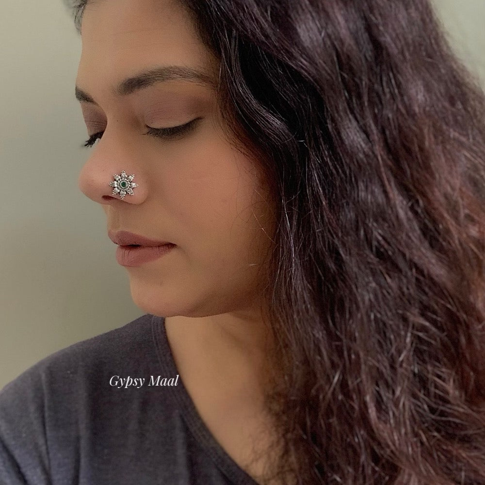 Nose Hoop Nose Stud On Big Nose Buy Traditional Big Size Designer
