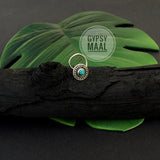 Turquoise Twirl Nose Pin