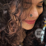 Gypsy Silver Dots Nose Pin