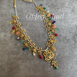 Maharani Necklace & Long Kundan Earrings