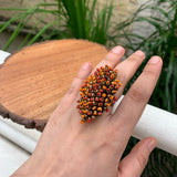 Amber Magic Finger Ring