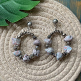 Sand Blue Pebble Earrings
