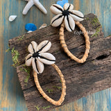 Shell & Cane Earrings