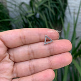 Love Triangle Nose Pin