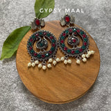 Ruby & Emerald Hasli & Earrings