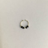 Black Beads Septum Clip-on