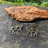 Pony Earrings (Gold)