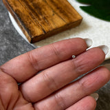 Tiny Zircon Nose Pin (thinner stem)