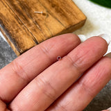 Tiny Deep Red Nose Pin