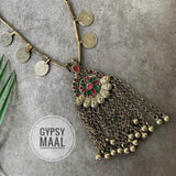 Taara Long Afghani Necklace