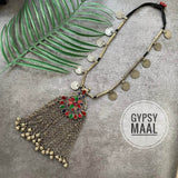 Azyan Long Afghani Necklace