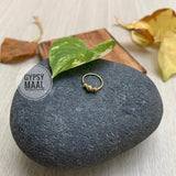 Bead String Nose Ring (gold plated)