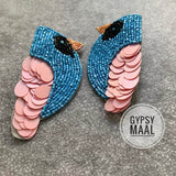 Blue Birdie Earrings
