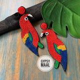 Trippy Parrot Earrings