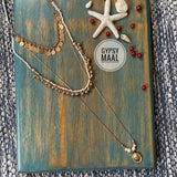 Boho 3 Layered Chain Necklace