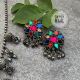 Bohemian Round Necklace & Earrings