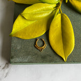 Gold Plated Heart Septum Ring