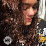Pink Ombre Dandelion Nose Pin