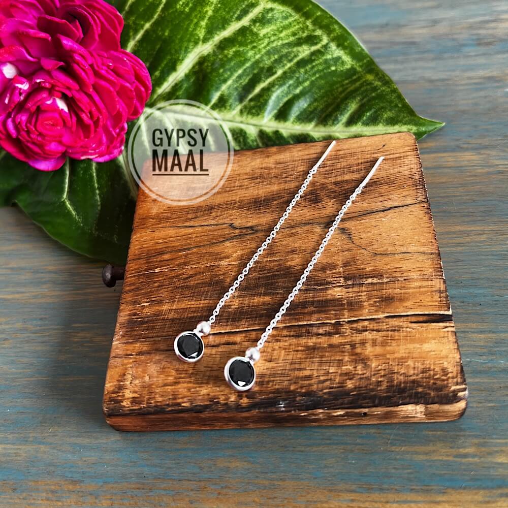 Round Black Stone Thread & Needle – Gypsy Maal