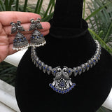 Peacock Blue Jewellery Set
